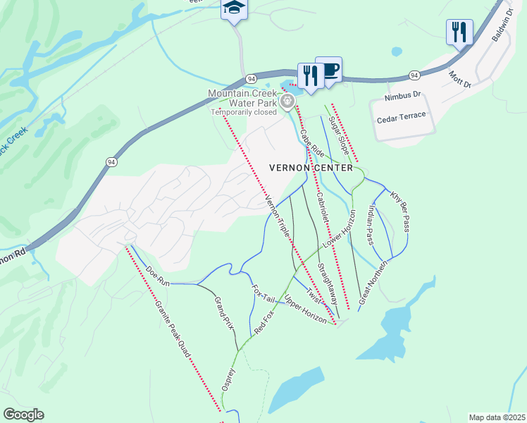 map of restaurants, bars, coffee shops, grocery stores, and more near 2 Winter Park Drive in Sussex County