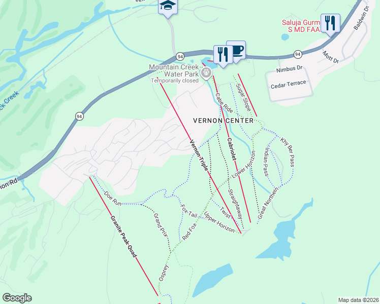 map of restaurants, bars, coffee shops, grocery stores, and more near 2 Winter Park Drive in Sussex County