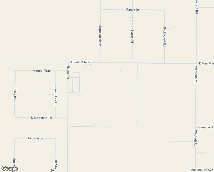 map of restaurants, bars, coffee shops, grocery stores, and more near 10041 East Four Mile Road in Cheyenne