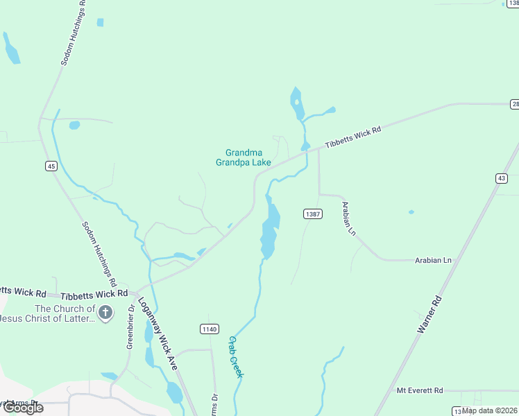 map of restaurants, bars, coffee shops, grocery stores, and more near 2479 Tibbetts Wick Road in Girard