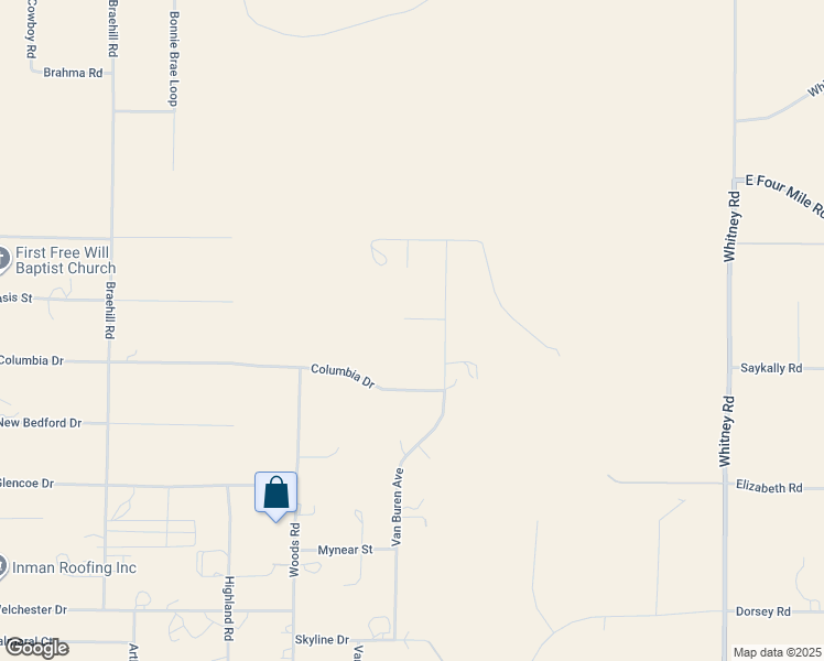 map of restaurants, bars, coffee shops, grocery stores, and more near 5417 Aspen Circle in Cheyenne