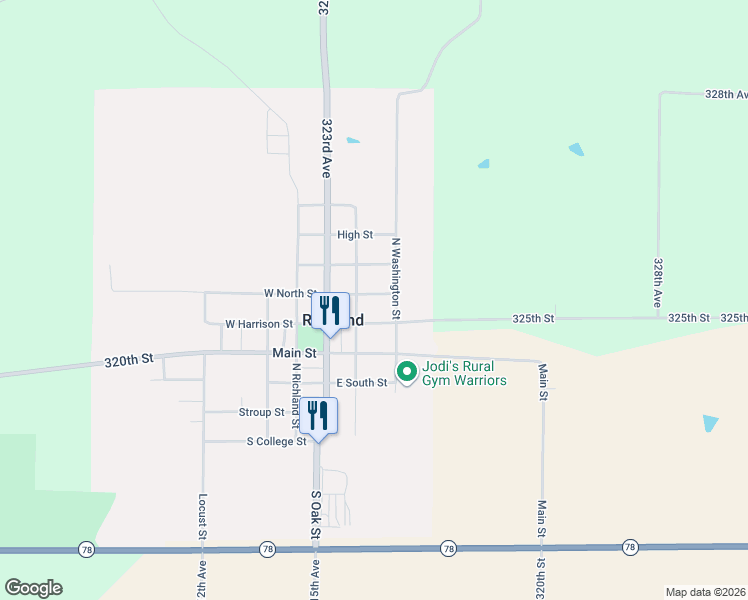 map of restaurants, bars, coffee shops, grocery stores, and more near 201-299 Harrison St in Richland