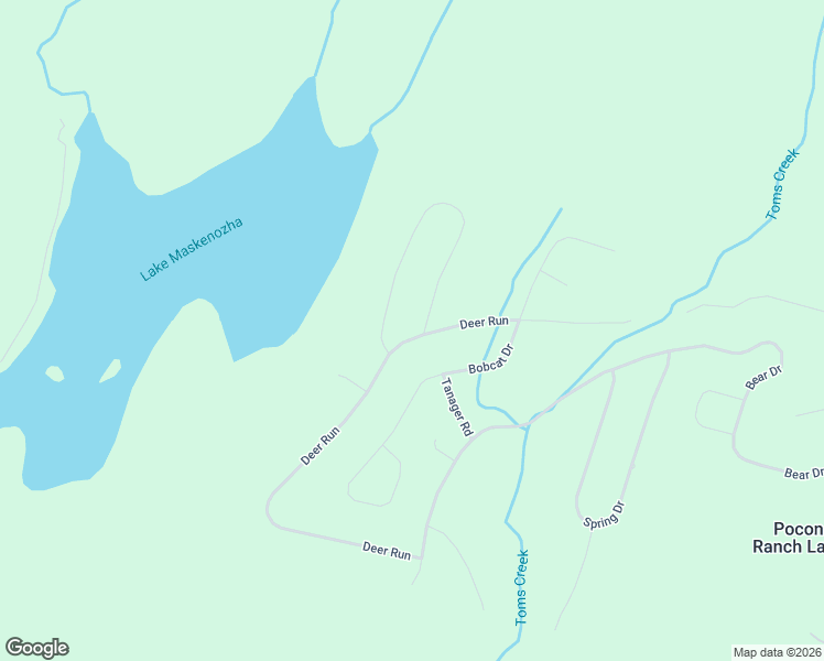 map of restaurants, bars, coffee shops, grocery stores, and more near 238-306 Doe Loop in Dingmans Ferry