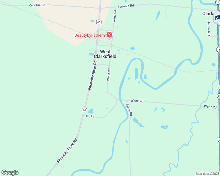 map of restaurants, bars, coffee shops, grocery stores, and more near 1804 Wenz Road in Wakeman