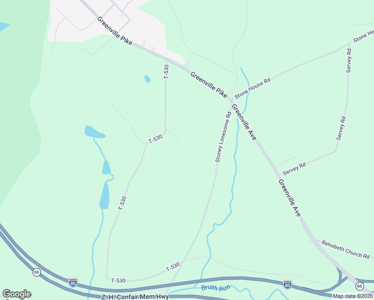 map of restaurants, bars, coffee shops, grocery stores, and more near 92 McElhattan Lane in Clarion