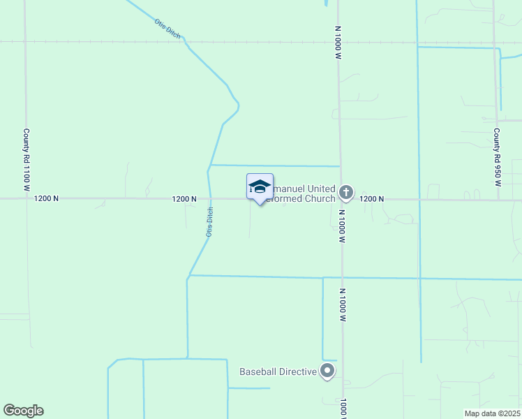 map of restaurants, bars, coffee shops, grocery stores, and more near in De Motte