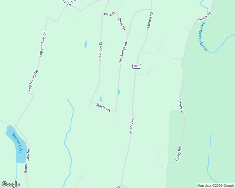 map of restaurants, bars, coffee shops, grocery stores, and more near Rockledge Road in Dingmans Ferry