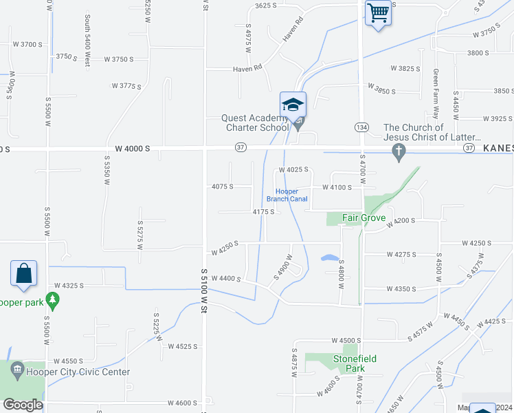map of restaurants, bars, coffee shops, grocery stores, and more near 4154 5000 West in West Haven