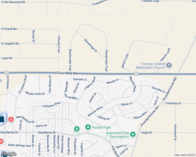map of restaurants, bars, coffee shops, grocery stores, and more near 1008 Wendy Lane in Cheyenne