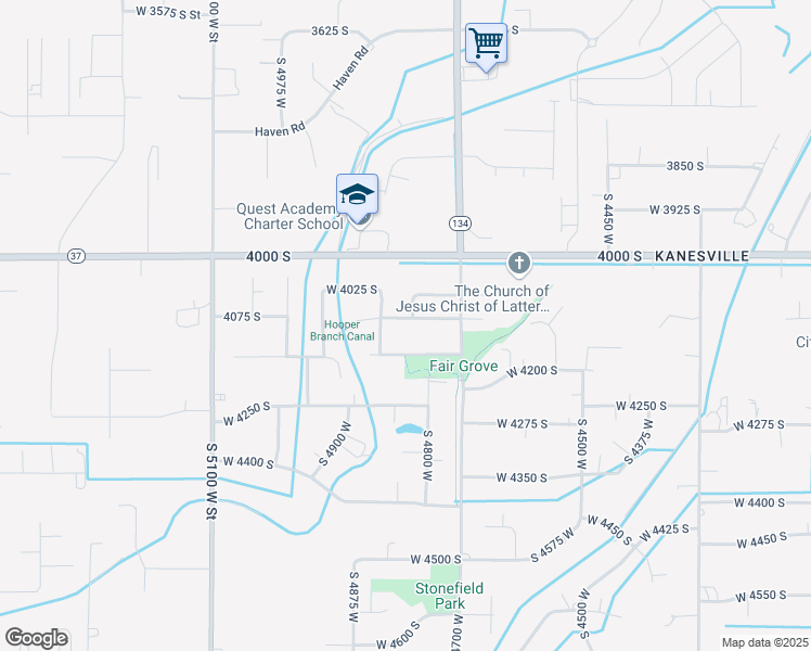 map of restaurants, bars, coffee shops, grocery stores, and more near 4781 West 4100 South in West Haven
