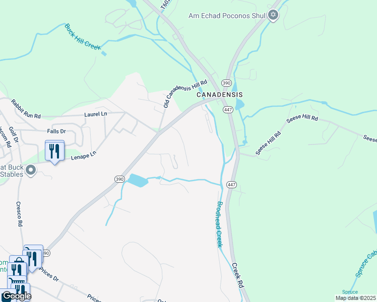 map of restaurants, bars, coffee shops, grocery stores, and more near 127 Lowell Drive in Mountainhome
