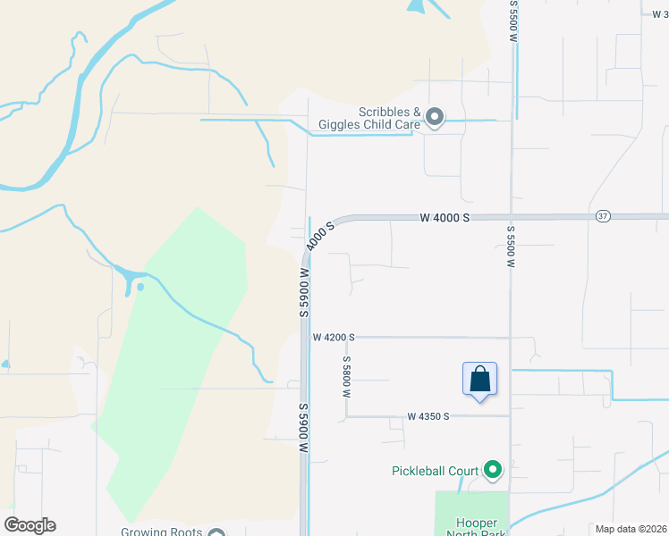 map of restaurants, bars, coffee shops, grocery stores, and more near 4129 South 5800 West in Hooper