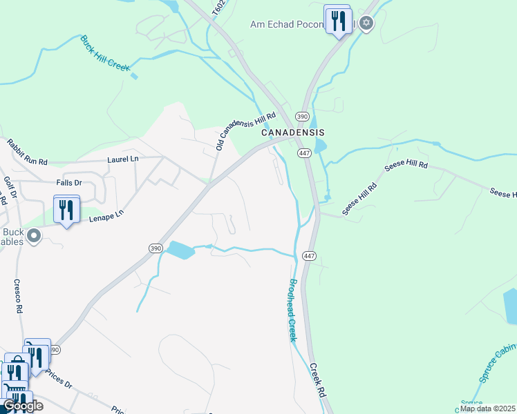 map of restaurants, bars, coffee shops, grocery stores, and more near 127 Lowell Drive in Mountainhome