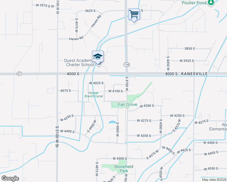 map of restaurants, bars, coffee shops, grocery stores, and more near 4748 West 4100 South in West Haven