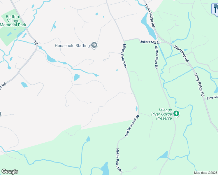 map of restaurants, bars, coffee shops, grocery stores, and more near 145 Oliver Road in Bedford