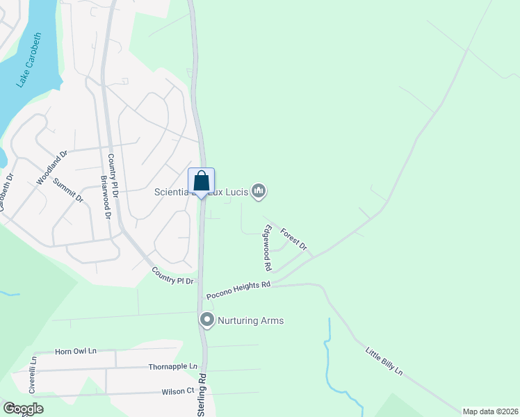 map of restaurants, bars, coffee shops, grocery stores, and more near 701 Edgewood Road in Tobyhanna