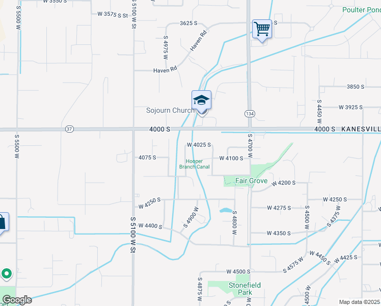 map of restaurants, bars, coffee shops, grocery stores, and more near 4068 South 4950 West in West Haven
