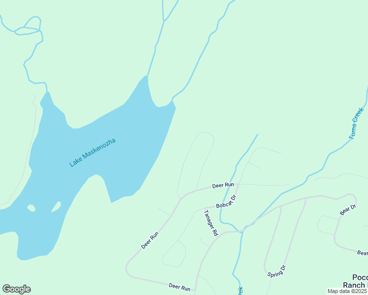 map of restaurants, bars, coffee shops, grocery stores, and more near 184 Doe Loop in Pocono Ranch Lands