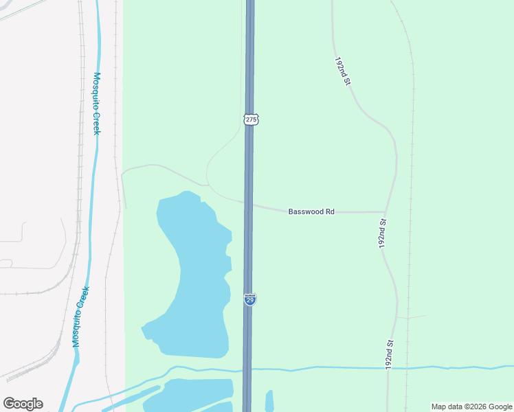 map of restaurants, bars, coffee shops, grocery stores, and more near 19001 Basswood Road in Council Bluffs