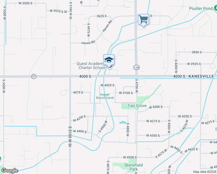 map of restaurants, bars, coffee shops, grocery stores, and more near 4904 West 4025 South in West Haven