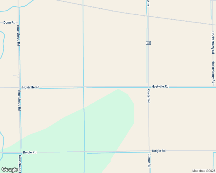 map of restaurants, bars, coffee shops, grocery stores, and more near Township Highway 123 in Deshler