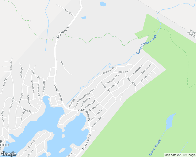 map of restaurants, bars, coffee shops, grocery stores, and more near 78 Riverside Road in West Milford