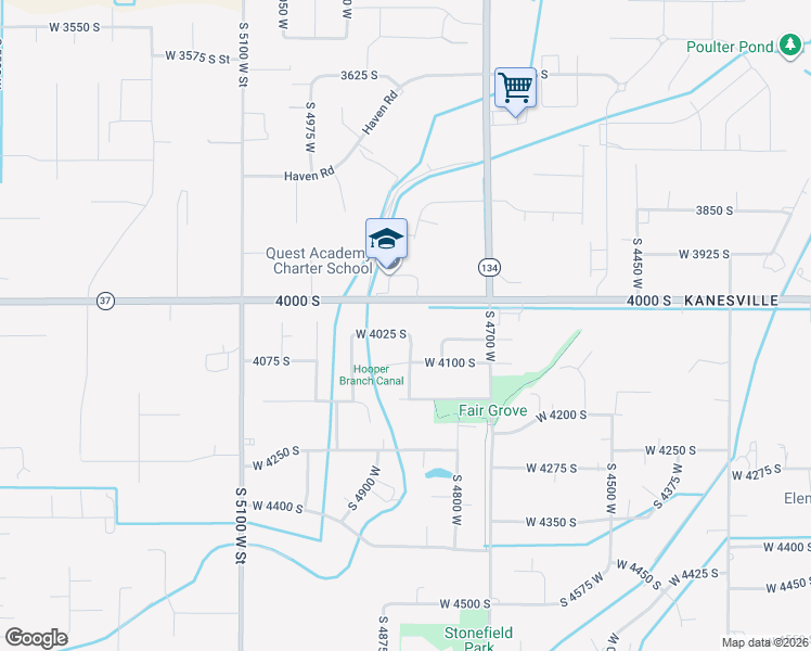 map of restaurants, bars, coffee shops, grocery stores, and more near 4904 West 4025 South in West Haven