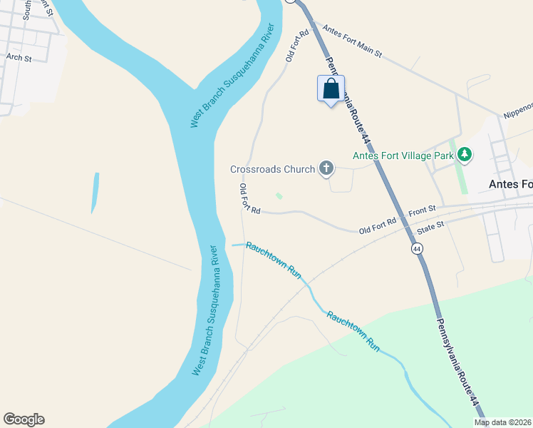 map of restaurants, bars, coffee shops, grocery stores, and more near 673 Old Fort Road in Jersey Shore