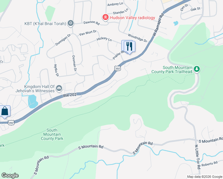 map of restaurants, bars, coffee shops, grocery stores, and more near 68 Crystal Hill Drive in Pomona