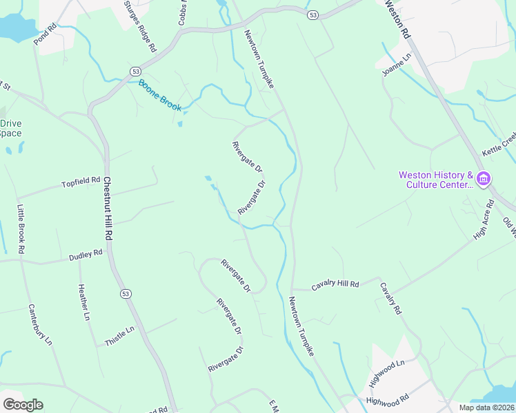 map of restaurants, bars, coffee shops, grocery stores, and more near 215 Rivergate Drive in Wilton