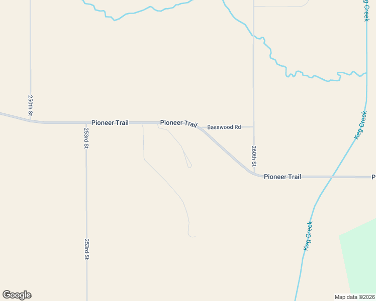 map of restaurants, bars, coffee shops, grocery stores, and more near 25583 Pioneer Trail in Council Bluffs