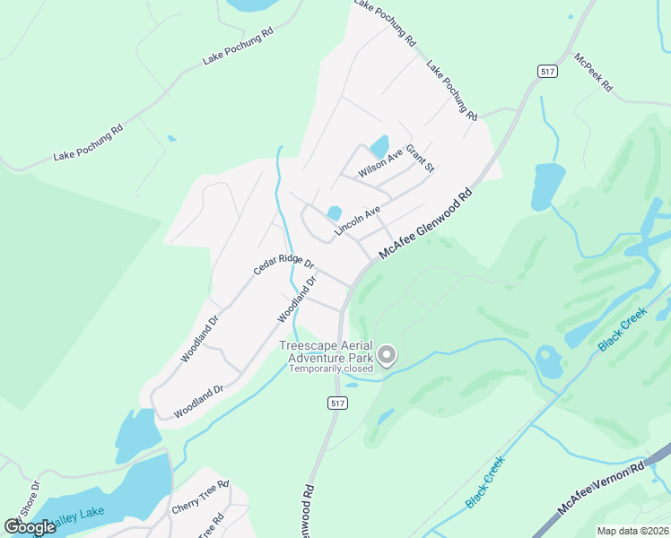 map of restaurants, bars, coffee shops, grocery stores, and more near 14 Lincoln Avenue in Vernon Township