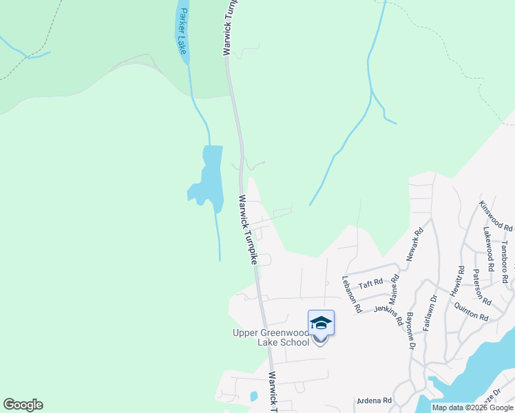 map of restaurants, bars, coffee shops, grocery stores, and more near 870 Warwick Turnpike in Vernon Township