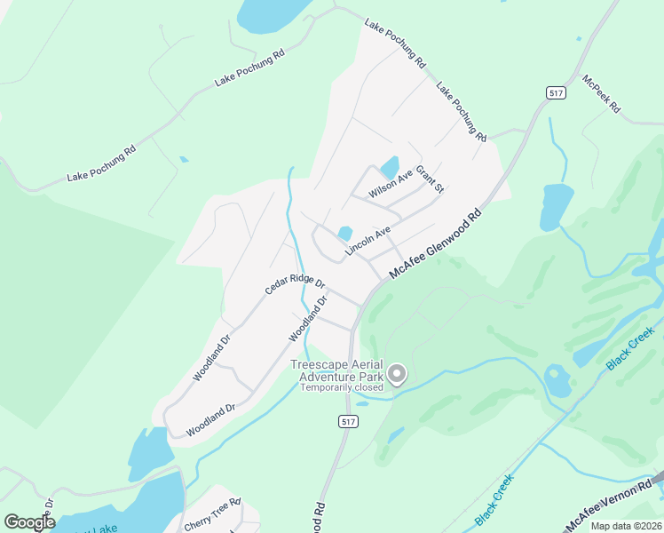 map of restaurants, bars, coffee shops, grocery stores, and more near 14 Lincoln Avenue in Vernon Township