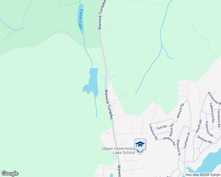 map of restaurants, bars, coffee shops, grocery stores, and more near 870 Warwick Turnpike in Vernon Township