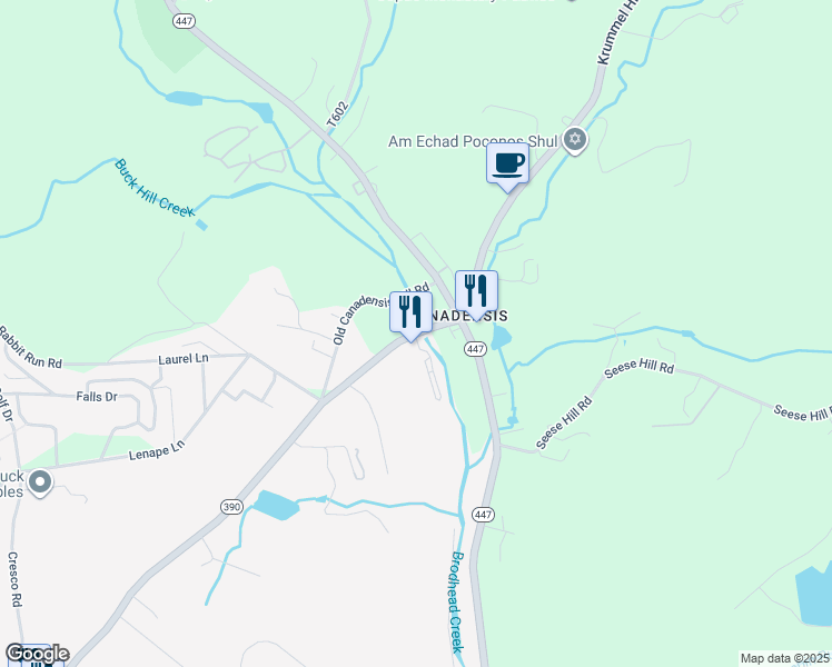 map of restaurants, bars, coffee shops, grocery stores, and more near Lowell Drive in Cresco