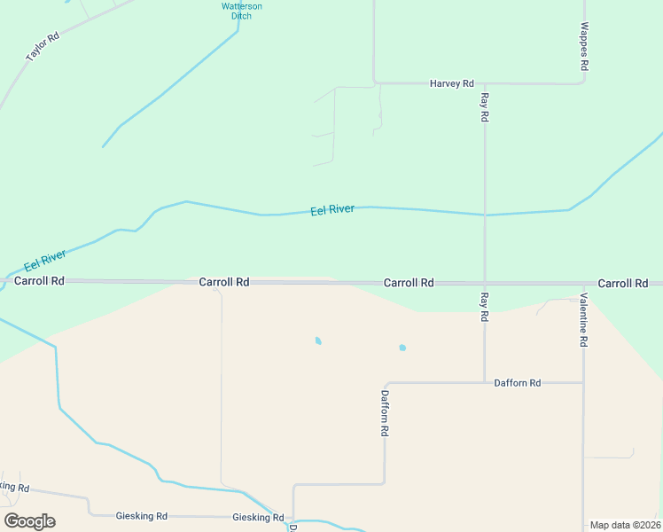 map of restaurants, bars, coffee shops, grocery stores, and more near 8814 Carroll Road in Churubusco