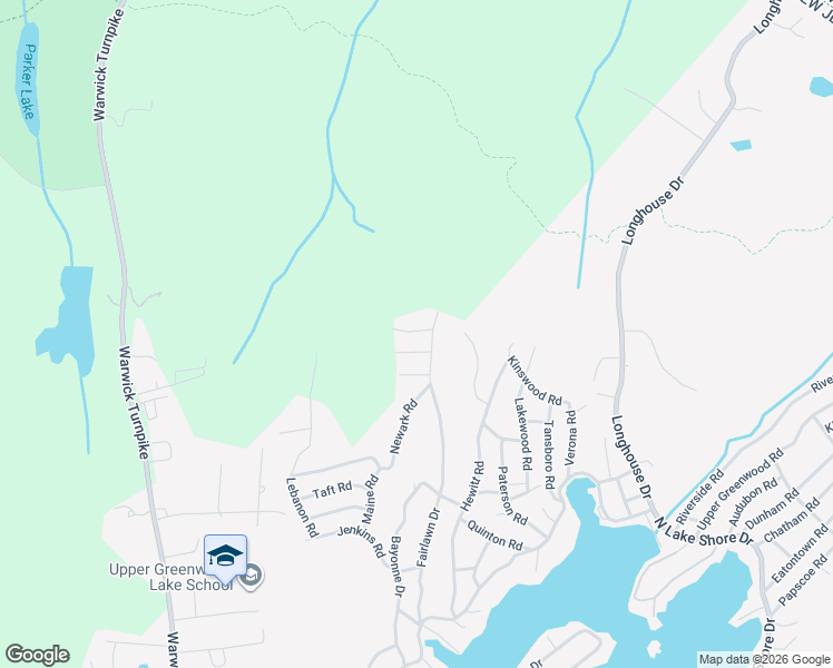 map of restaurants, bars, coffee shops, grocery stores, and more near 10 Clermont Road in Sussex County