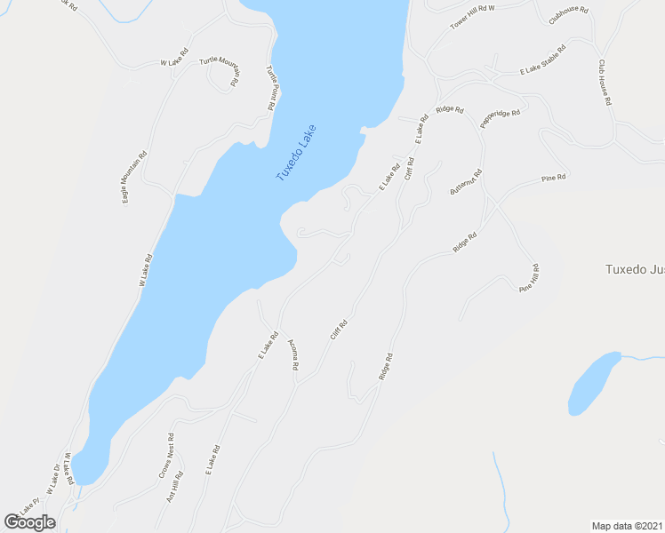 map of restaurants, bars, coffee shops, grocery stores, and more near 117 East Lake Road in Tuxedo Park