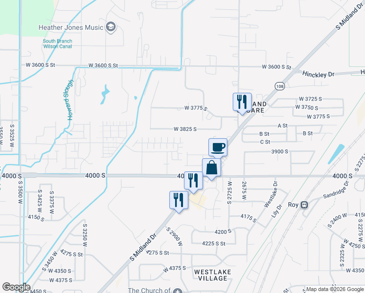 map of restaurants, bars, coffee shops, grocery stores, and more near 3862 2915 West in West Haven