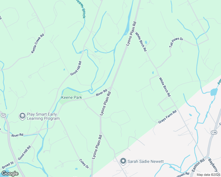 map of restaurants, bars, coffee shops, grocery stores, and more near 69 Lyons Plain Road in Weston