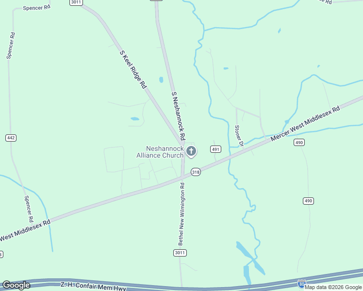 map of restaurants, bars, coffee shops, grocery stores, and more near 3102 State Route 3011 in West Middlesex