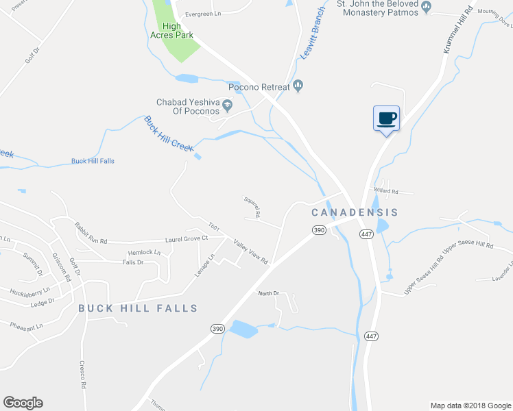 map of restaurants, bars, coffee shops, grocery stores, and more near Squirrel Road in Cresco