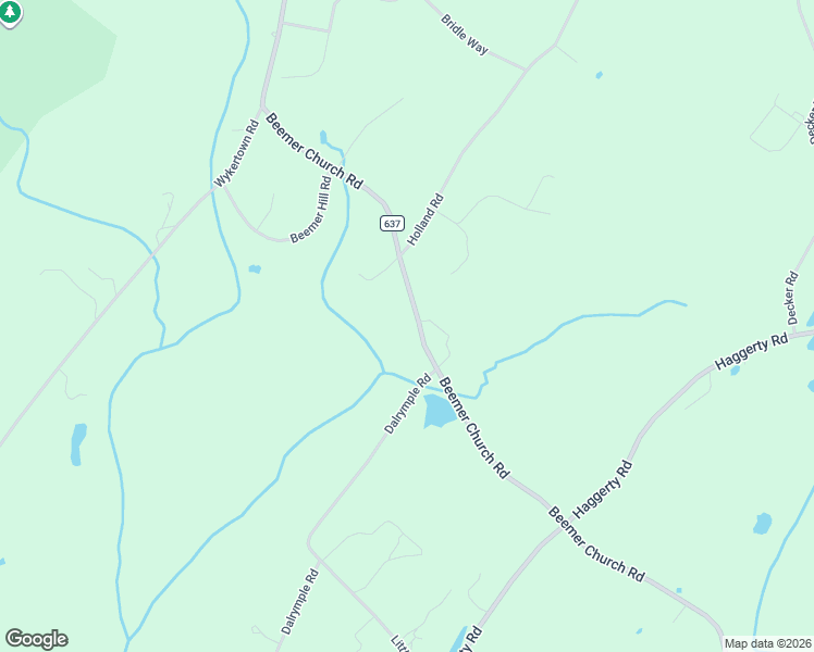 map of restaurants, bars, coffee shops, grocery stores, and more near 101 Beemer Church Road in Branchville