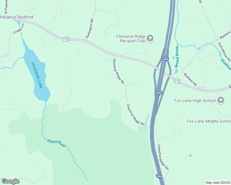 map of restaurants, bars, coffee shops, grocery stores, and more near 59 Chestnut Ridge Road in Mount Kisco