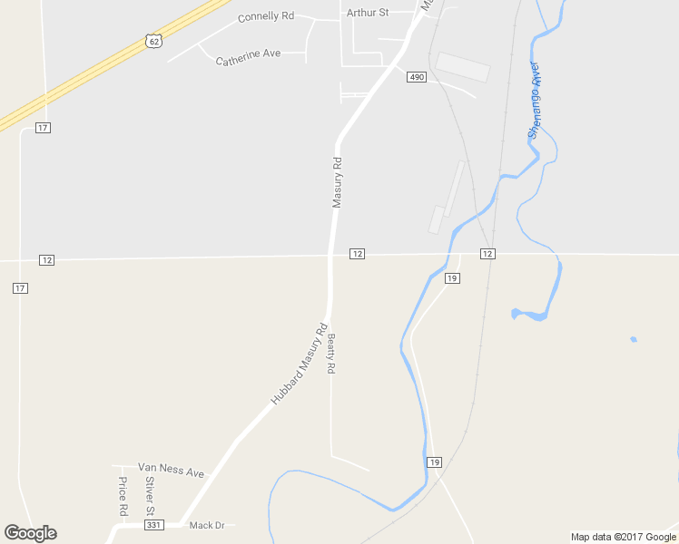 map of restaurants, bars, coffee shops, grocery stores, and more near 1847 Hubbard Masury Road in Hubbard