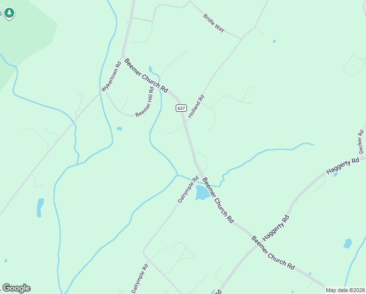 map of restaurants, bars, coffee shops, grocery stores, and more near 101 Beemer Church Road in Branchville