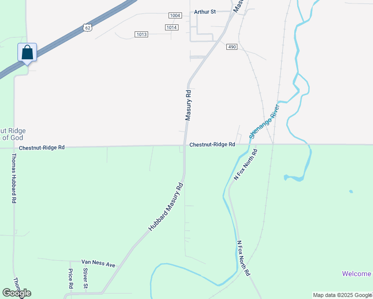 map of restaurants, bars, coffee shops, grocery stores, and more near 1847 Hubbard Masury Road in Hubbard
