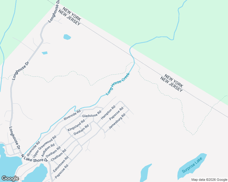 map of restaurants, bars, coffee shops, grocery stores, and more near 65 Gladstone Road in West Milford