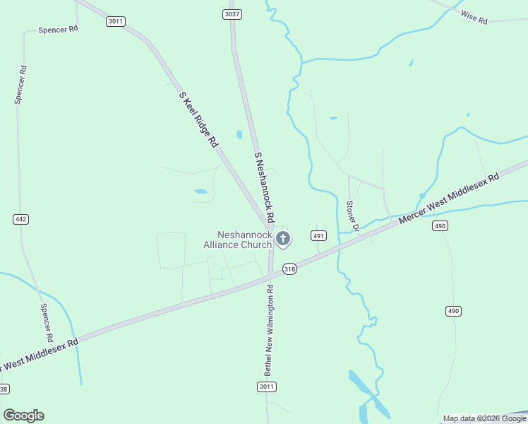 map of restaurants, bars, coffee shops, grocery stores, and more near 3102 State Route 3011 in West Middlesex